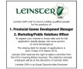 Job opportunities in Leinster GAA