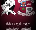 Junior match is postponed